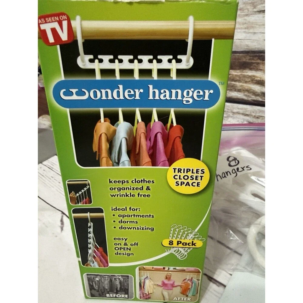 Wonder Hanger 19 Pack Closet Space Saving Organizing As Seen on TV